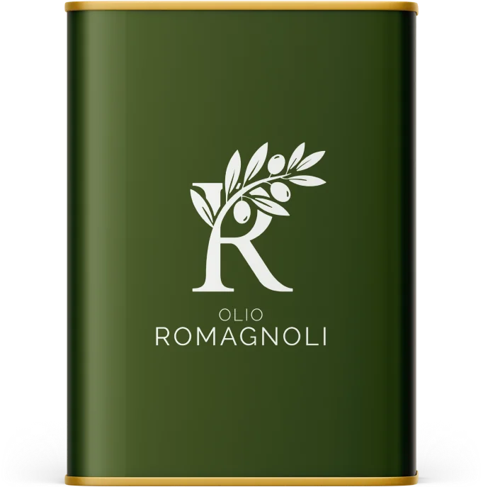 Lattina di Olio Extra Vergine di Oliva Romagnoli — olio abruzzese spremuto a freddo